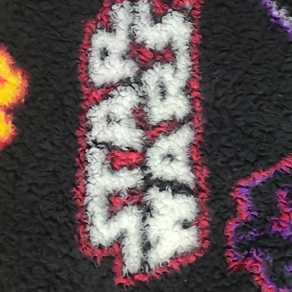 Disney Multicolor Starwars Sherpa  Sweater with Red Trim Soze Xs - Picture 3 of 6